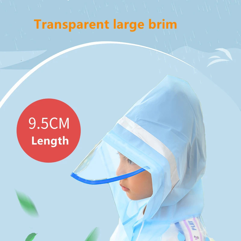 Cute Kids Raincoat Wateproof Children Dinosaur Unicorn Rain Poncho Rain Coat Jacket With Backpack Position Student RainWear 250515