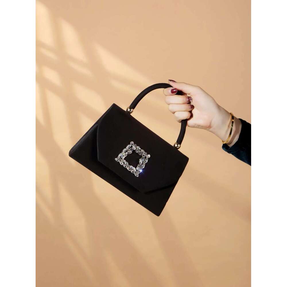 Glitter Bling, Shiny, , Glamorous, Exquisite 1Pc Elegant & Fashionable Sparkling Veet Evening Clutch Bag