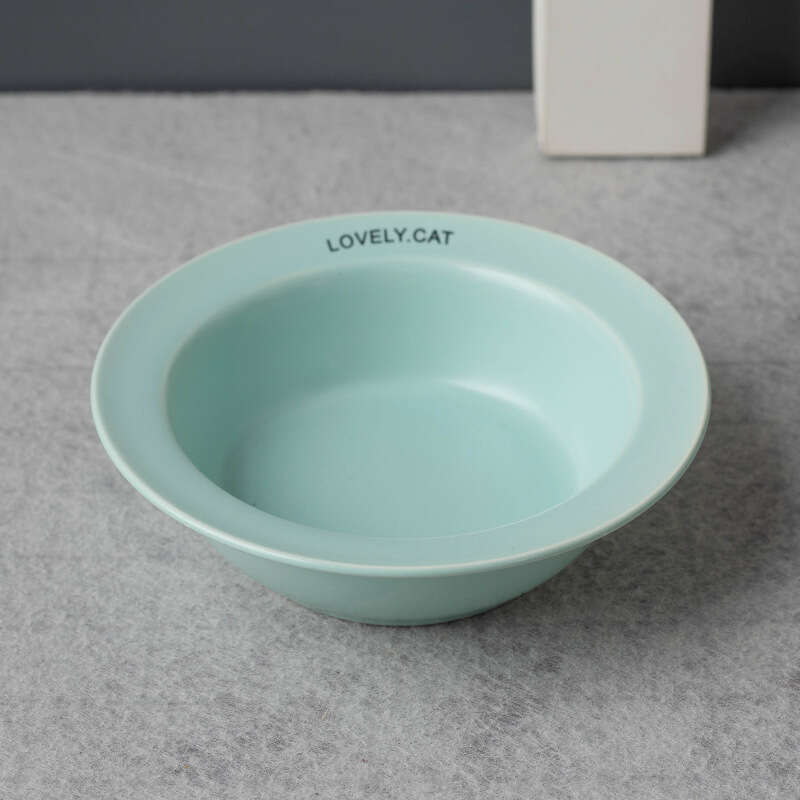 Korean Acrylic and Rack Dining Table Cartoon Colorful Cat Dog BD Pet UFO Bowl