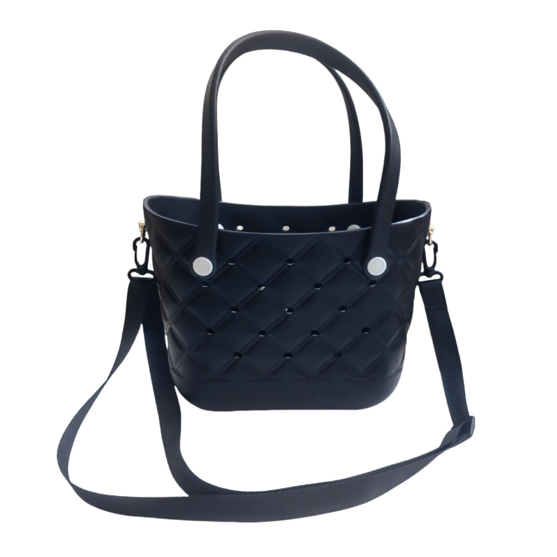 Beach DIY Handbag EVA New Fashionable Hollow Out Portable Waterproof Storage Mini Outdoor Shoulder Strap Hole Bag