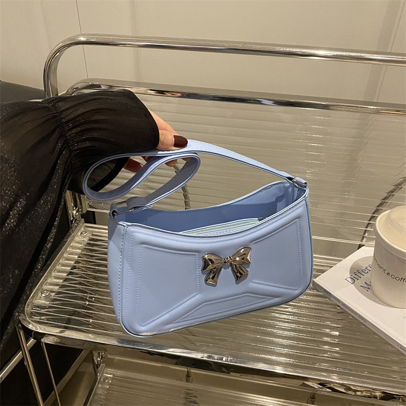 New Trendy Versatile Simple And Fashionable Commuter Women's One Shoulder Handheld New Free Delivery Designer Bag Luxury Bag Underarm Bag Decorat