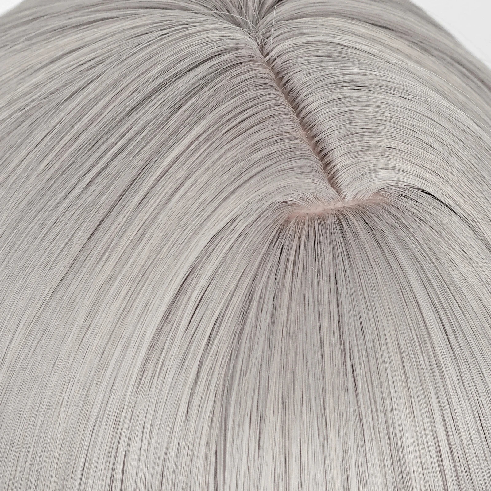 Long Straight Synthetic Grey Wig Stelle Cosplay Game Anime Women Fluffy Heat Resistant Wig for Daily Party 250512
