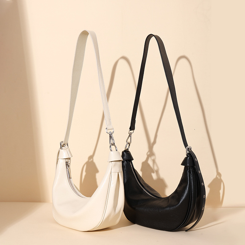 2025S designer fashionable new genuine leather women versatile dumpling high-end commuting shoulder bag crossbody bag