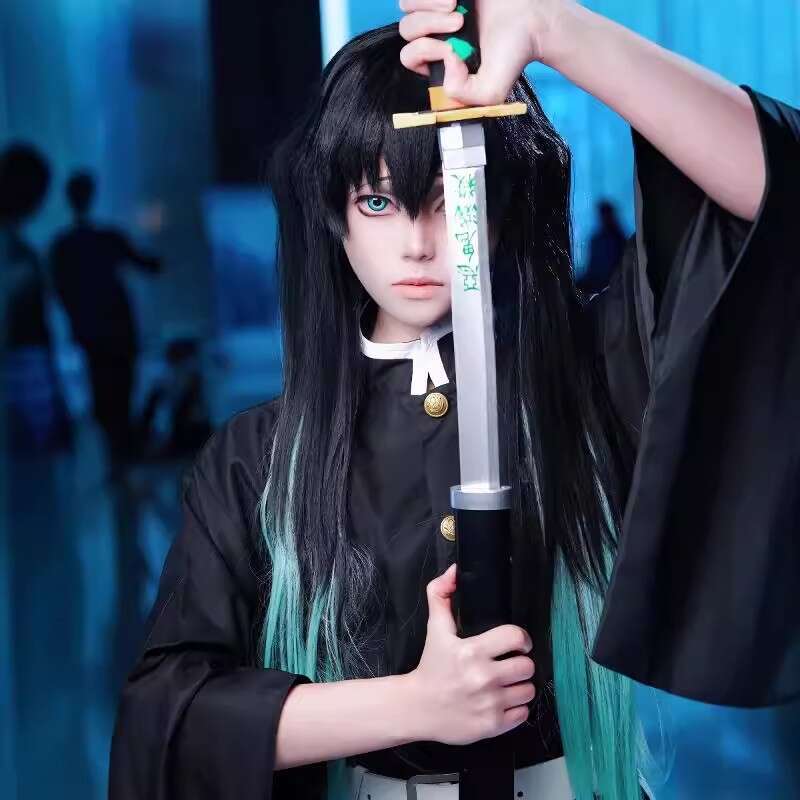 The Edge of Ghost Destruction COS clothes show no Yilang ghost killing team and wind uniform cospaly clothing men anime animation