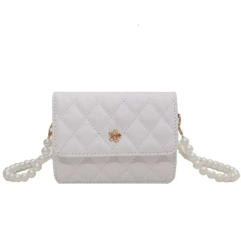 Plaid Chain Classic Bag Fashion PU Leather Shoulder Bags Women Trendy All-Match Crossbody Handbag Korean Style Mini Pouch