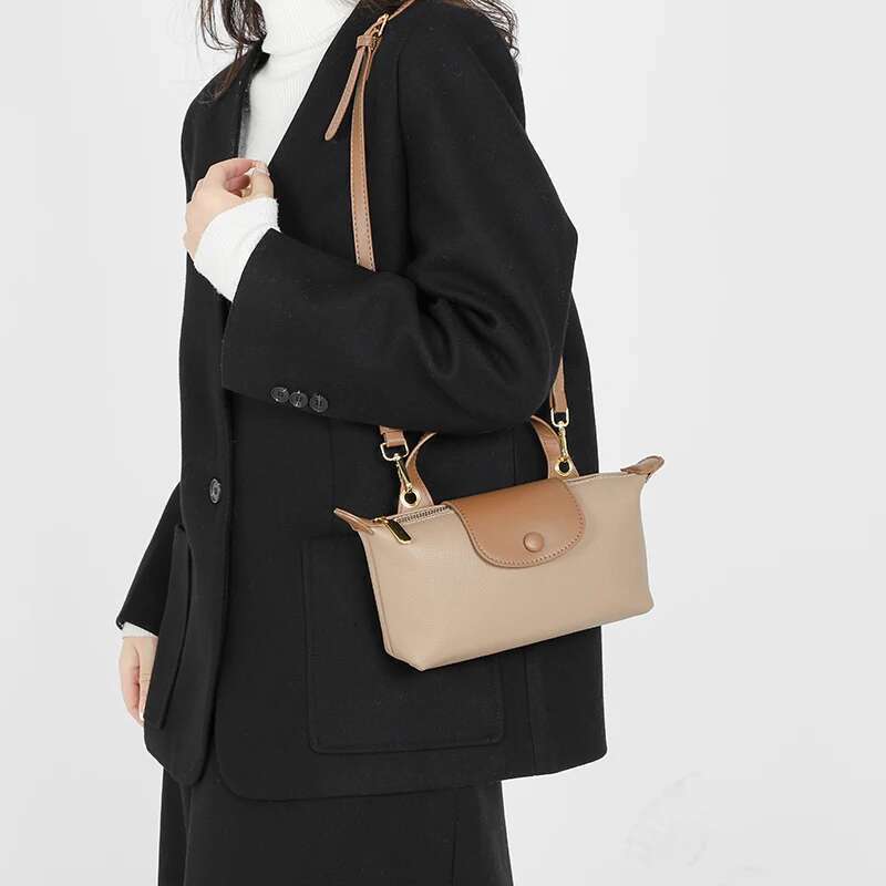 100% cowhide Crossbody Cowhide Cell Phone Shoulder Genuine Leather Messenger Bag Fashion Daily Use For Women Wallet HandBag