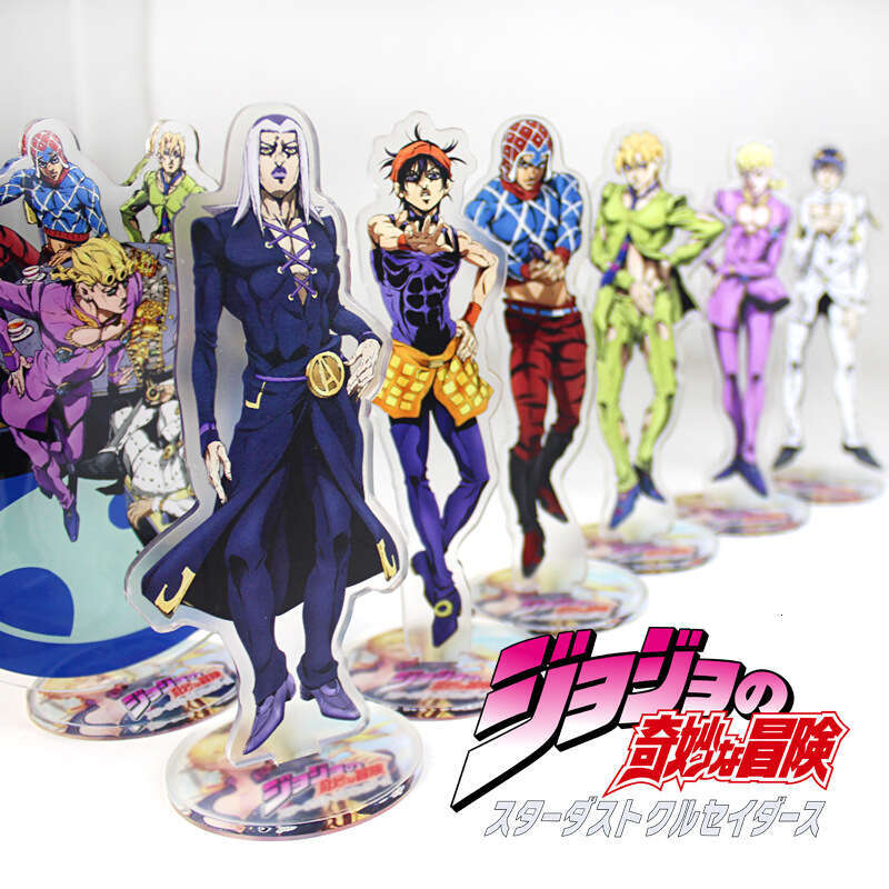 Anime peripheral acrylic humanoid standing sign JOJO's wonderful adventure style character decoration