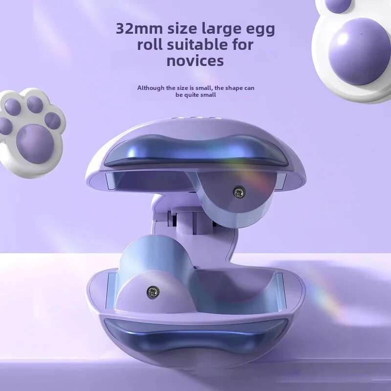 32mm Cat Ear Egg Roll Stick: Water Ripple Iron for Big Waves-Unique Design, Fast Heating Styling Tool Curling Hair Tools