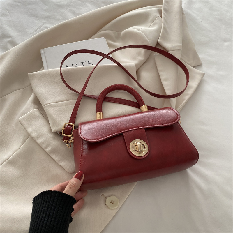 Free Delivery Designer Bag Autumn/winter Handheld Commuter For Women 2025 Trendy Small Square Versatile Multi Functional Single Shoulder Crossbody Bag