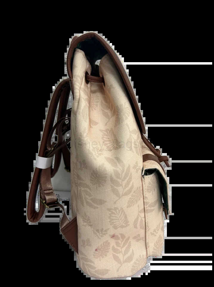 Disney 2025 Original DISNEY Catoon Castle Anime Baby GIrls Kids Backpack Flowers Cosplay Leisure Travel Bag Mini Childrens SchoolbagXJ250515