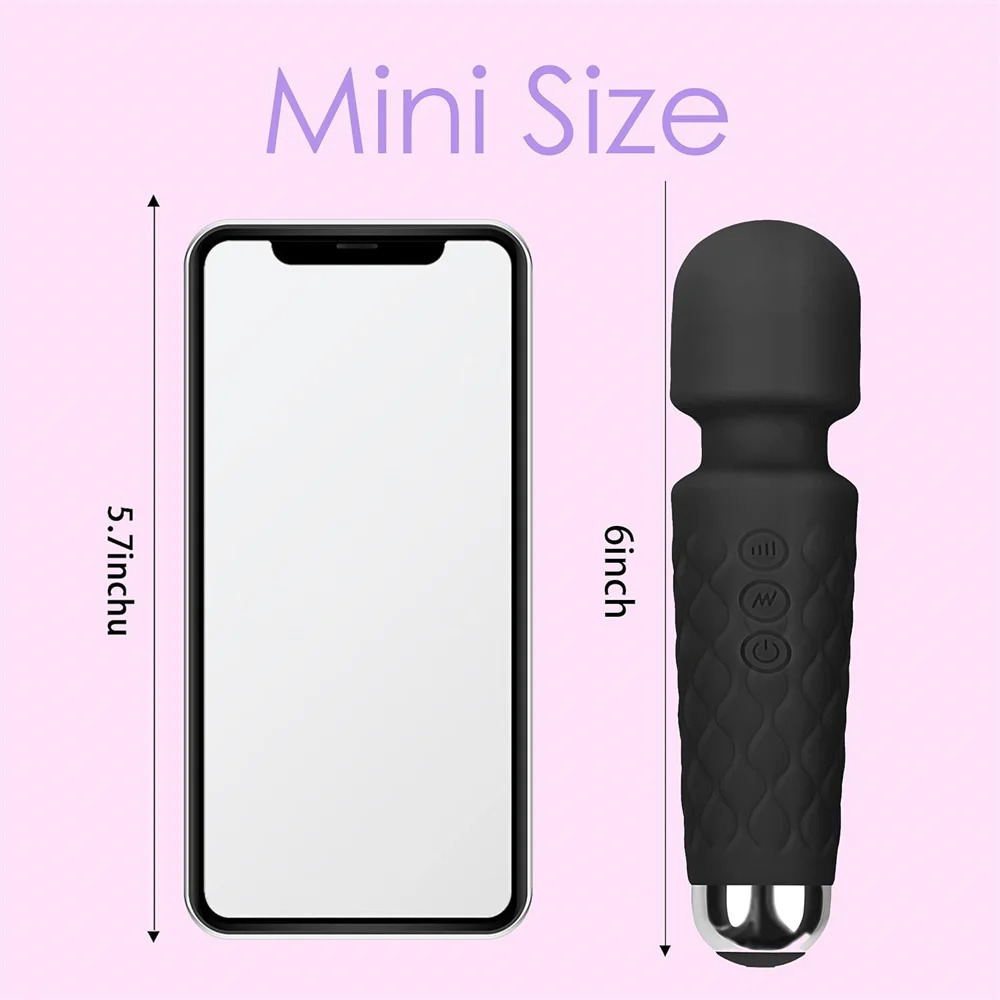 20 Pulsating Patterns and 8 Fierce Speeds Rechargeable Silicone Vibrator Sex Toy Wand Massager Clitoris Stimulator Vibrators 250515