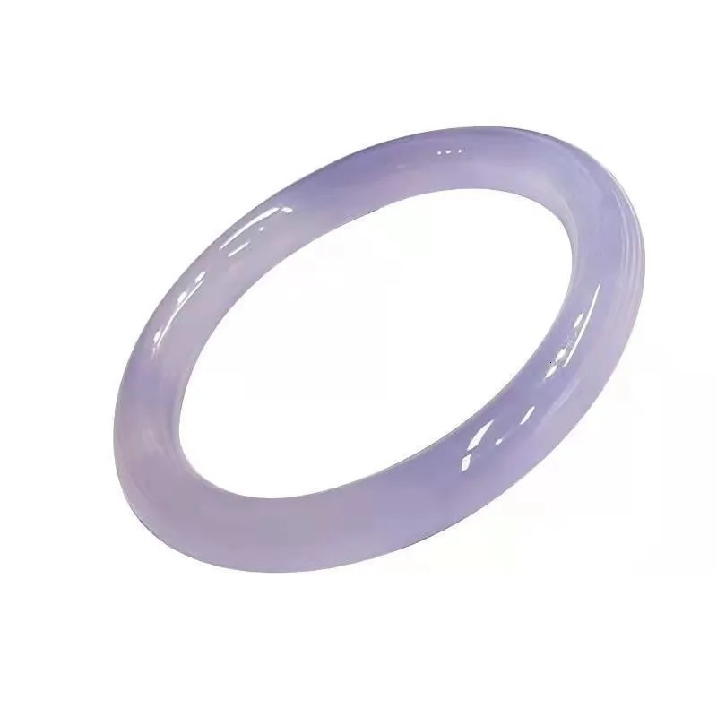 Ice Violet Jade Marrow Bracelet Light Purple 250513