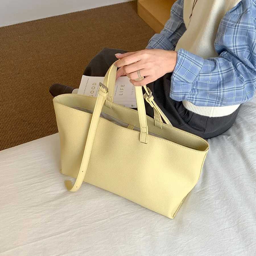Casual Soft Tote Bag PU Leather Shoulder Bags for Women 2025 NEW High Quality Handbags and Purses Large Shopper Purses B250618