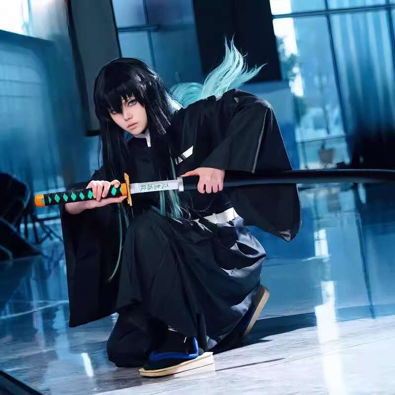 The Edge of Ghost Destruction COS clothes show no Yilang ghost killing team and wind uniform cospaly clothing men anime animation