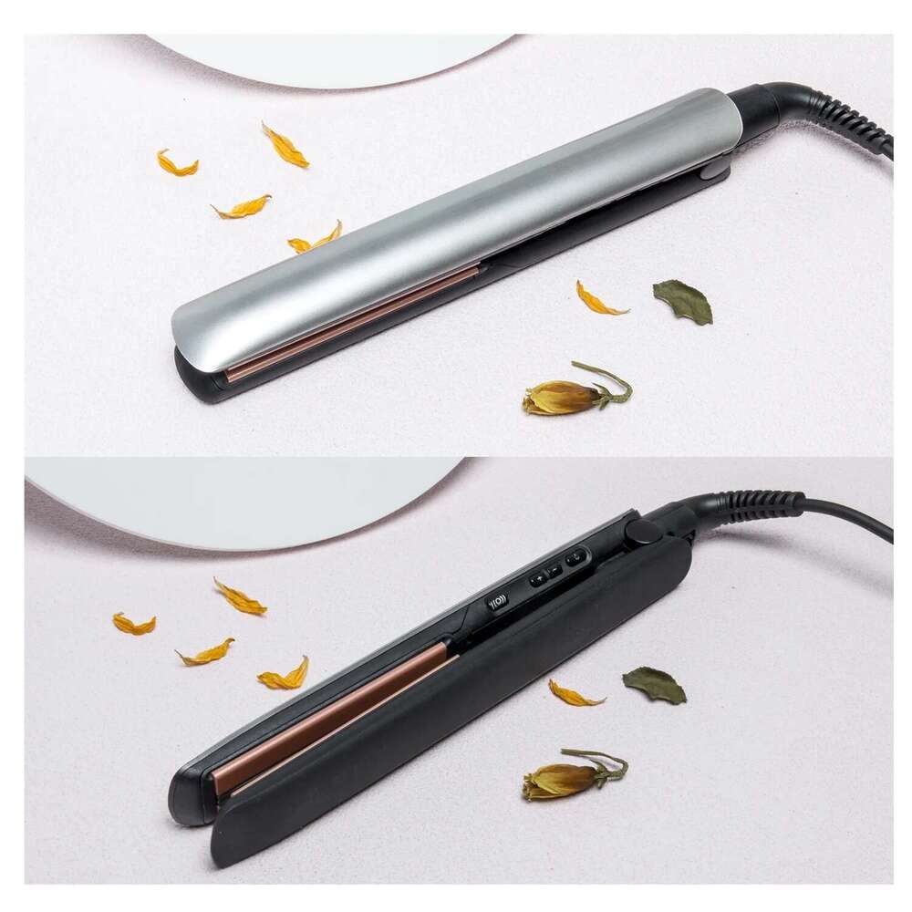 Professional Straightener Curler Negative Ion Hair Flat LCD MCH Heating Fast Roll Straight Curling Iron Corrugation