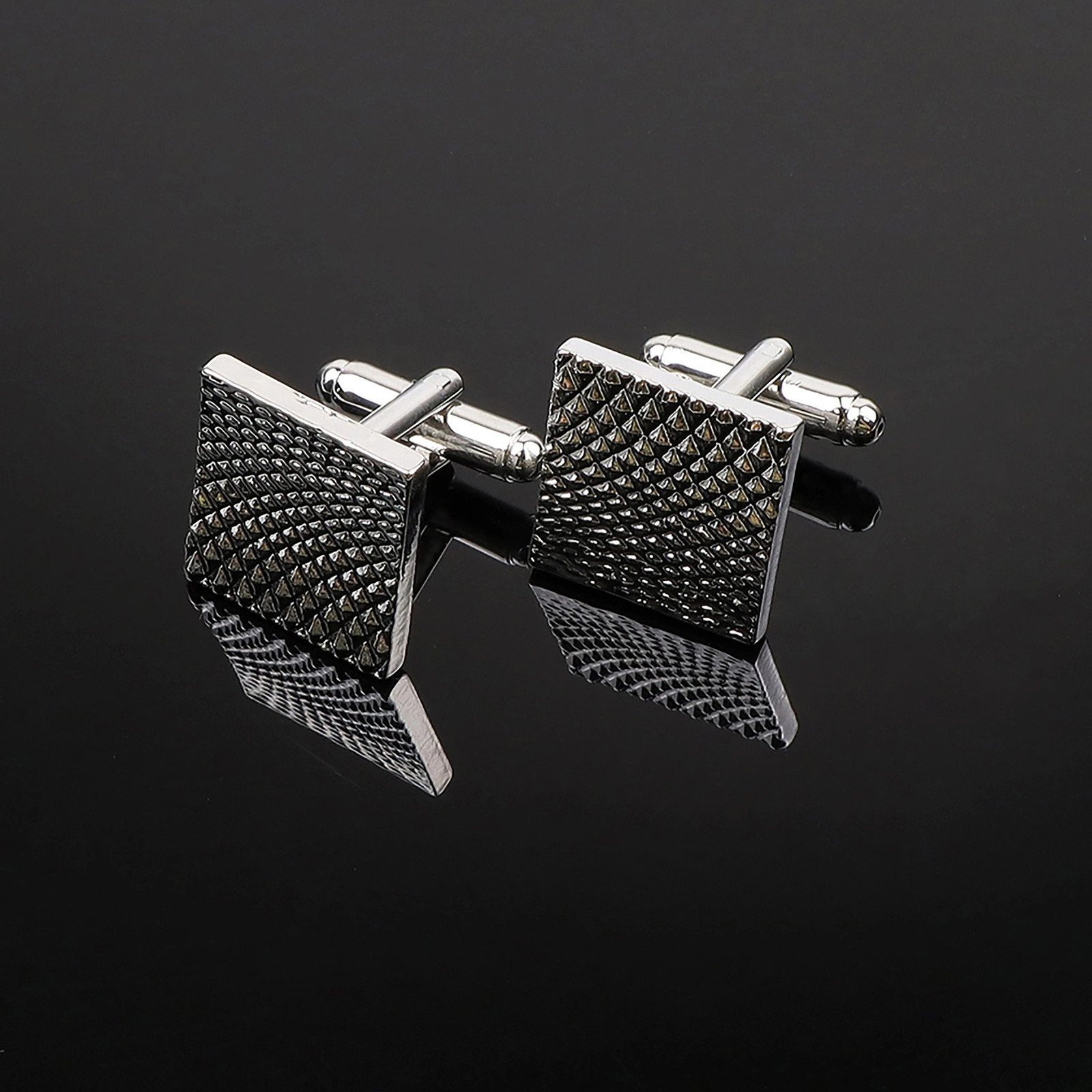 Classic Square Round Mens Cufflinks High Quality Black Gold Silver Color Glossy Suit Cuff Links Wedding Party Shirts Accessories 250515