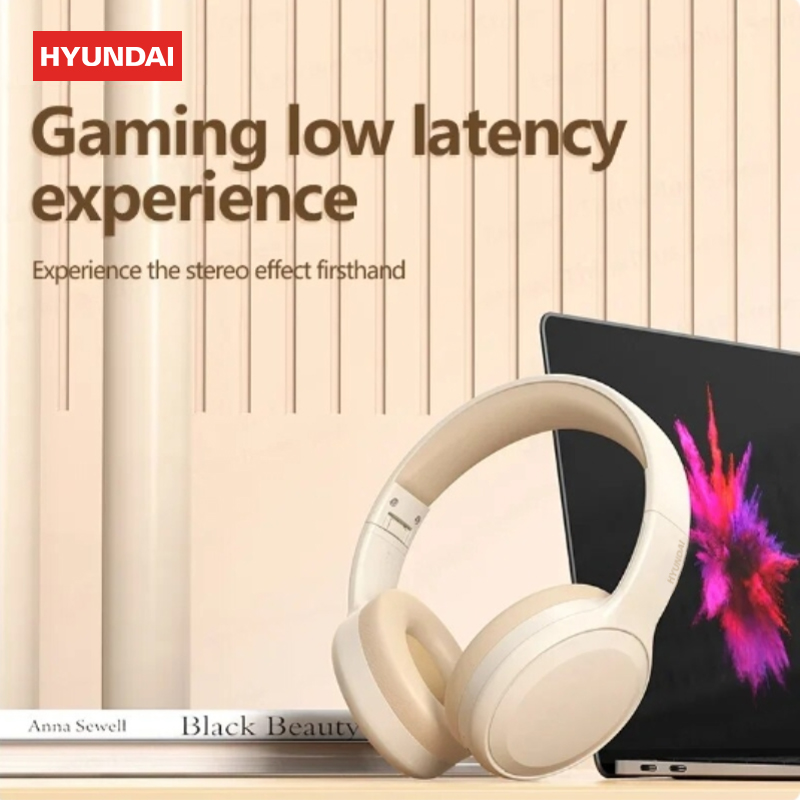 HYUNDAI TH30 Wireless Headphones Bluetooth 5.3 Sport Headband With Mic Music Foldable Gaming Bluetooth Headset