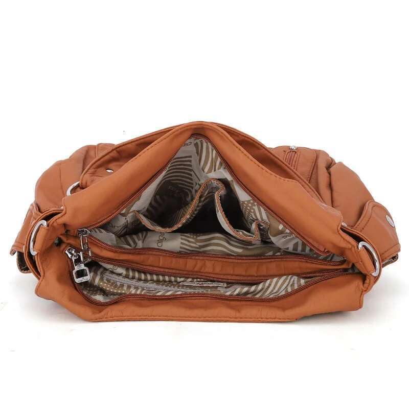 Winter Fashion Shoulder For Women Soft PU Crossbody Handbg Large Capacity Messenger Bag Hobos Big Purse