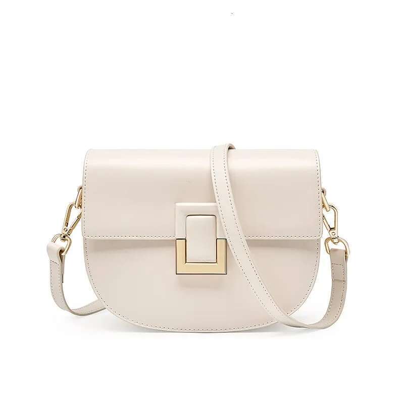 Jonlily Women Genuine Leather Shoulder Female Fashion Crossbody Bag Casual Saddle Bags Handbag Daybag Purse -Kg852