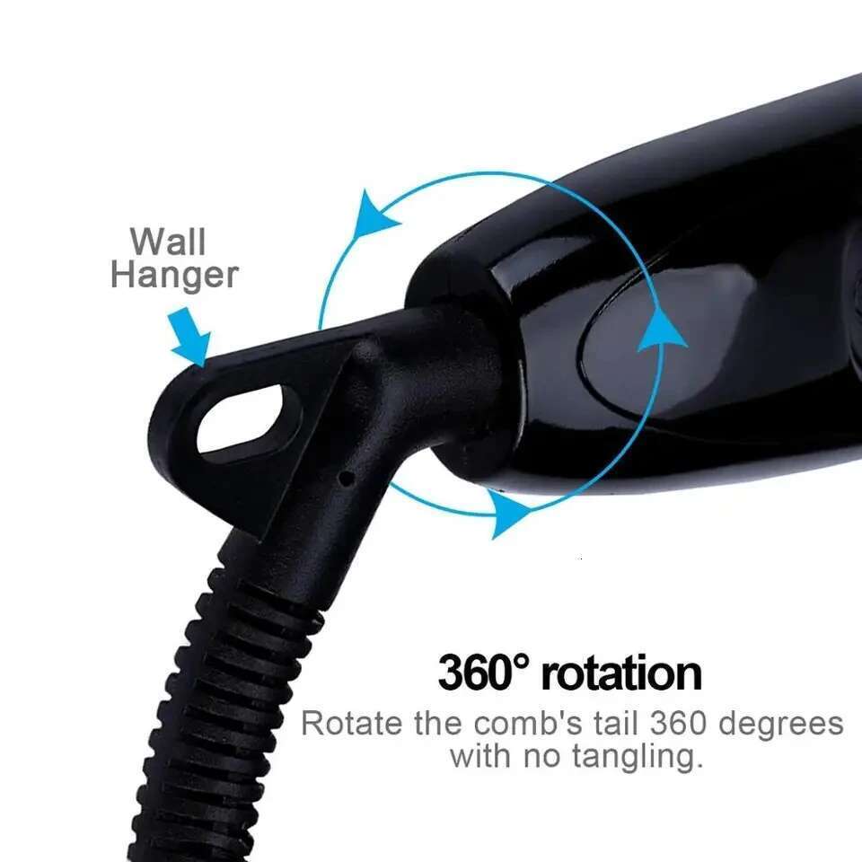 Ceramic Hot Iron Double PTC Heated Thermal Brush Tourmaline Ionic Hair Curler Digital Display Curling Wand