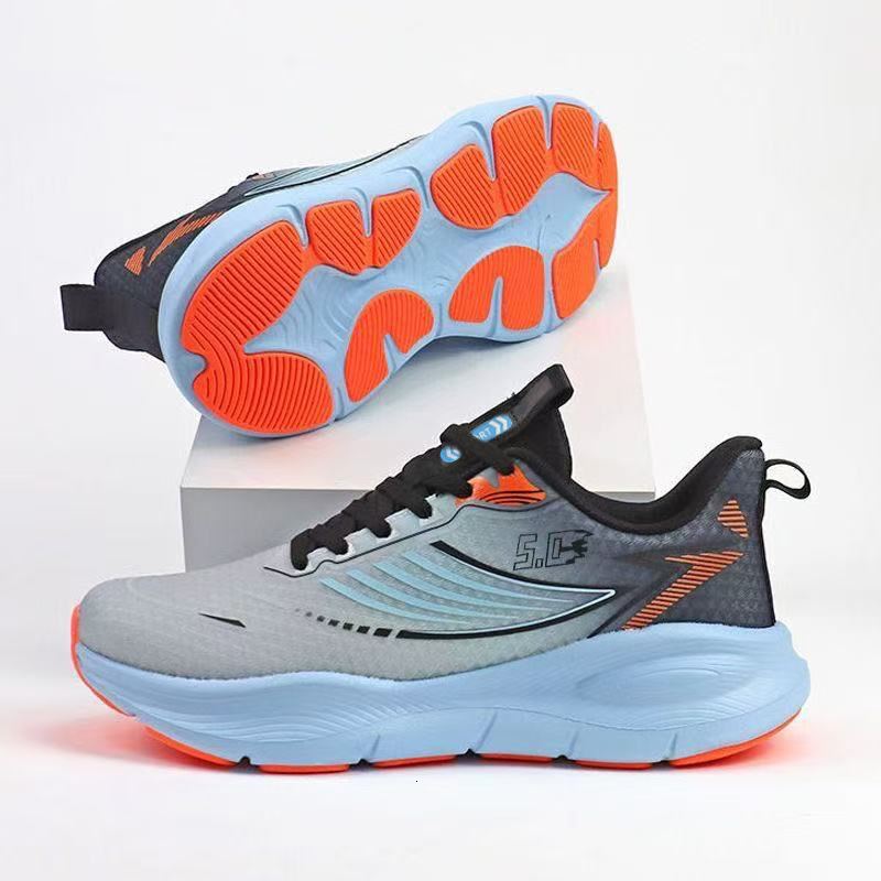Spring new couple mesh breathable lightweight low top running student thick sole trendy casual shoes