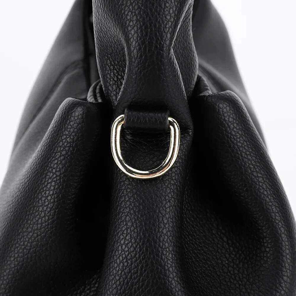 2025 Fashion Cloud Shoulder Vintage Crossbody French Niche Solid Color Lunch Box Women's Shopping Bag PU