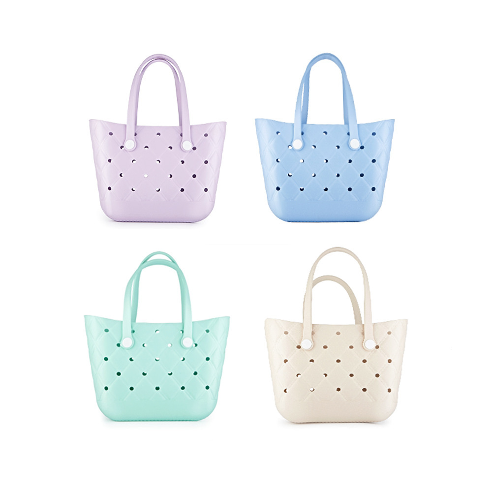EVA large capacity summer new handbag dopamine French diagonal cross waterproof fashionable generous beach bag