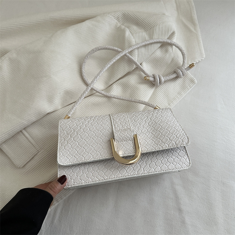 Large Capacity New Free Delivery Designer Bag Woven For Women 2025 Luxury Bag New Style Texture Fashion Handheld Underarm Single Shoulder Stick Women&