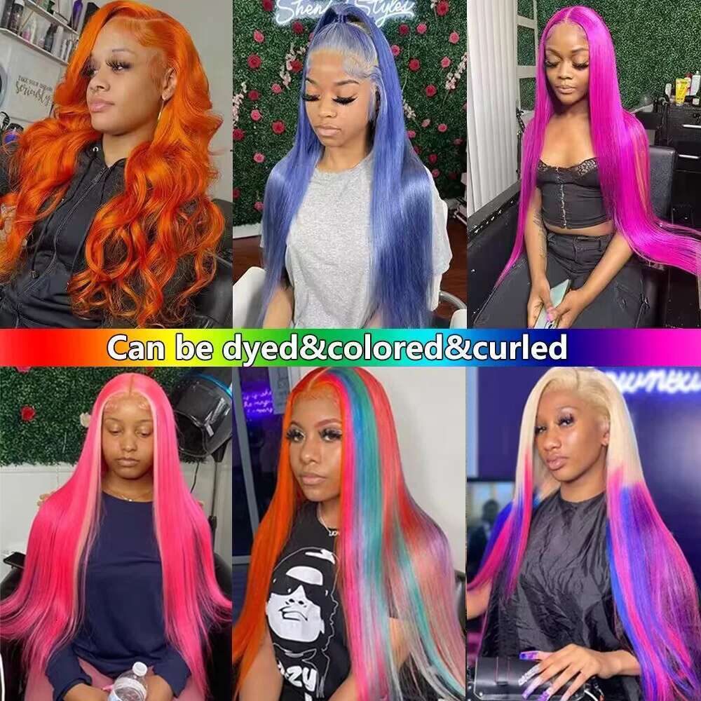HD Transparent 613 Blonde Straight 200 Density 13x4 13x6 Front Human Hair Wigs For Women Brazilian 360 Lace Frontal Wig