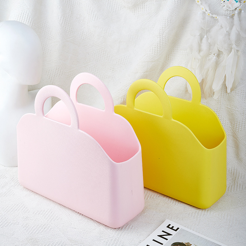 Eva Beach Ins Wind Waterproof Hand-Held Briefcase Makeup Large Capacity Temperament Commuting Bag Internet Famous Handbag