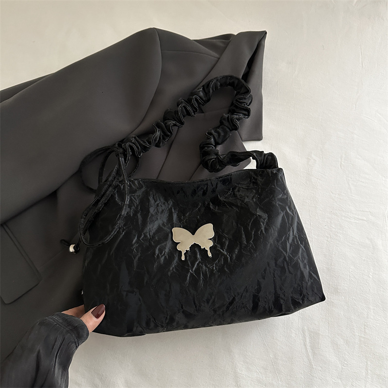 Fashionable Tote New Luxury Bag Free Delivery Designer Bag Women 2025 New Versatile Bow Cross Shoulder Big Bag With High Quality Texture For Commuting