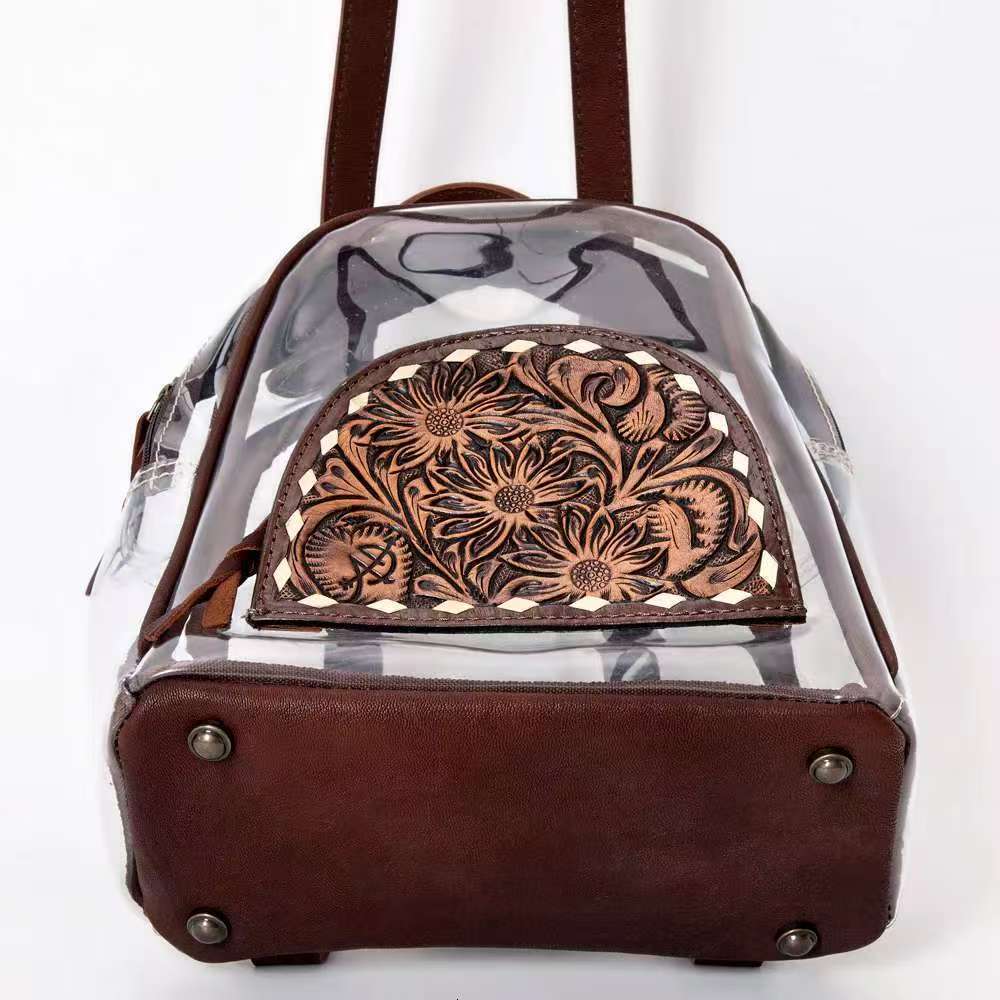 2025S designer ins PVC summer creative jelly women bag simple fashion travel backpack