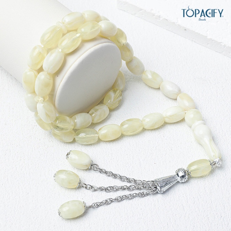 Islamic Saudi Arabia bracelet, 33 alloy pendants, prayer handheld counting beads, Muslim bracelet