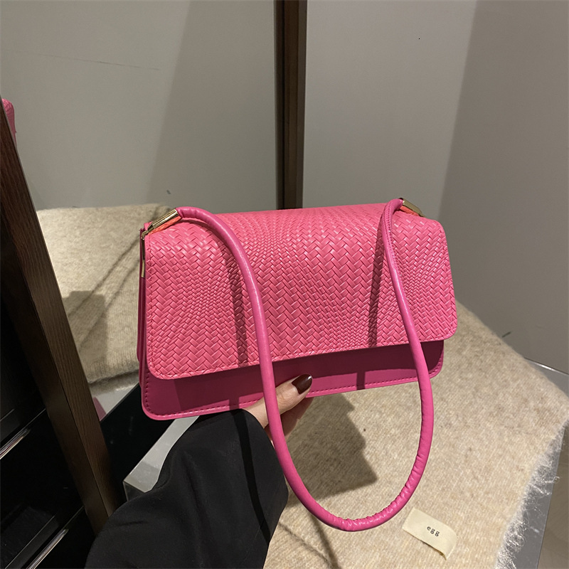 Free Delivery Designer Bag Women's Solid Color Simple Shoulder 2025 High End New Style Popular This Year Armpit Small Square For Women Luxury Bag