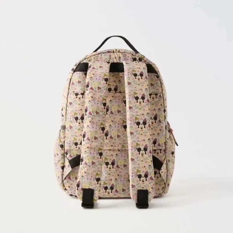Disney Cartoon Minnie Mickey Mouse Children Lovely Schoolbag Kids Gift Kawaii Backpack Halloween Christmas GiftXJ250515