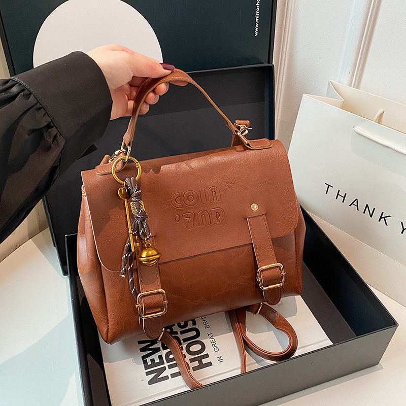 Free Delivery Designer Bag College Style Briefcase Women's Winter New Fashionable Backpack 2025 Niche Trend Versatile Texture Internet Celebrity 