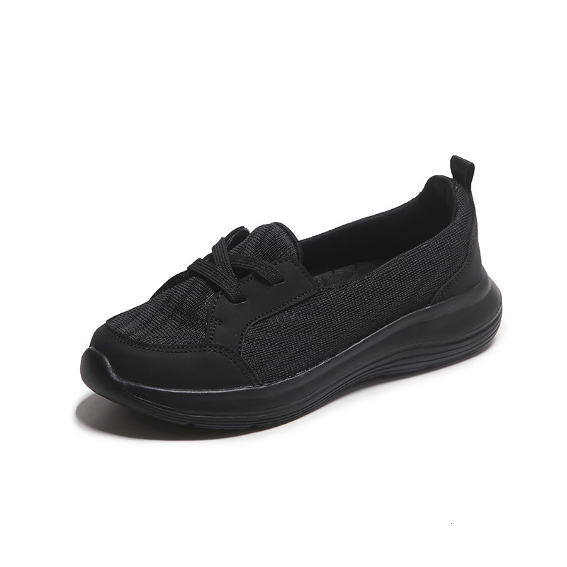 Slip On Lazy For Four Seasons Casual Women S New Mom Casual Shoes S Low Top Flat Bottom Walking Shoes Ddmysaturn