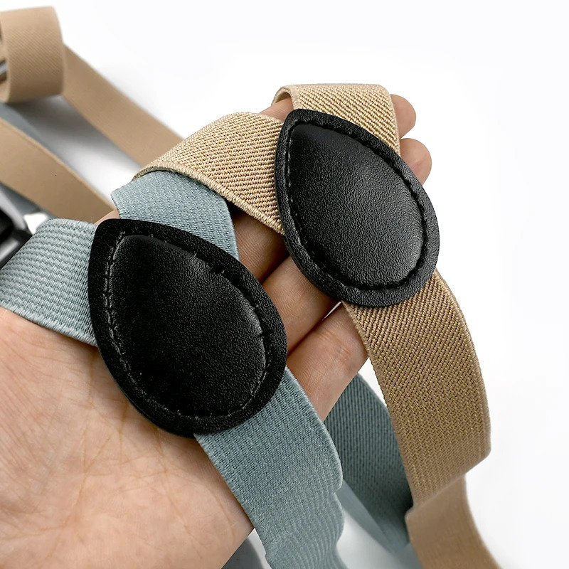1Pc Deepeel 2.5cm Adult Mens Suspenders Harness Man Invisible 3 Clip Braces Elastic Adjust Strap Suspender Men for Shirts Pants 250515