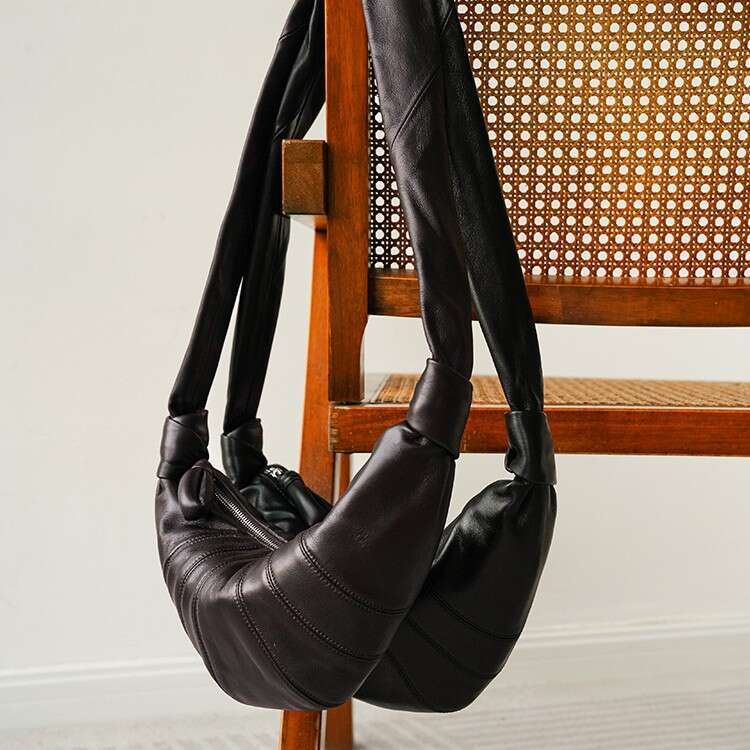Tote Bag Lamb Songbao Sheepskin Shoulder Cross Chest Dumpling Genuine Leather Underarm Horn Bun KQ