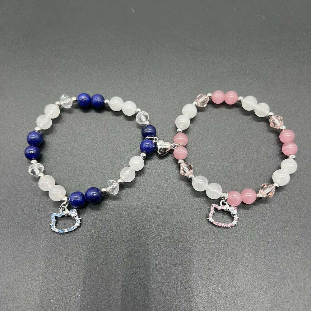 Bat Hello Cat Friendship Matching Bracelets Couple Best Friends Bff Spider Bracelet Jewelry Gifts For Women