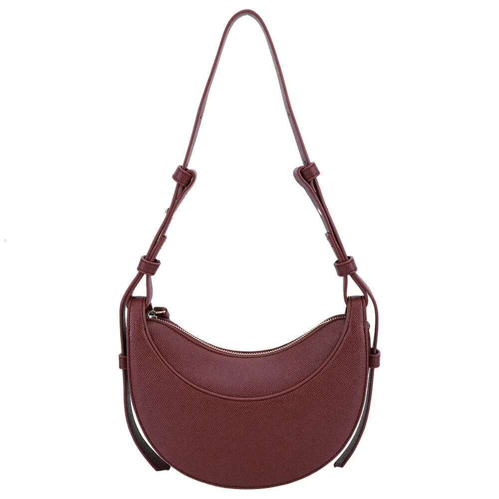 Women Tote Bags Casual Hobo Brand Handbag Large Capacity PU Half Moon Crescent Saddle Shoulder Commuting Bag
