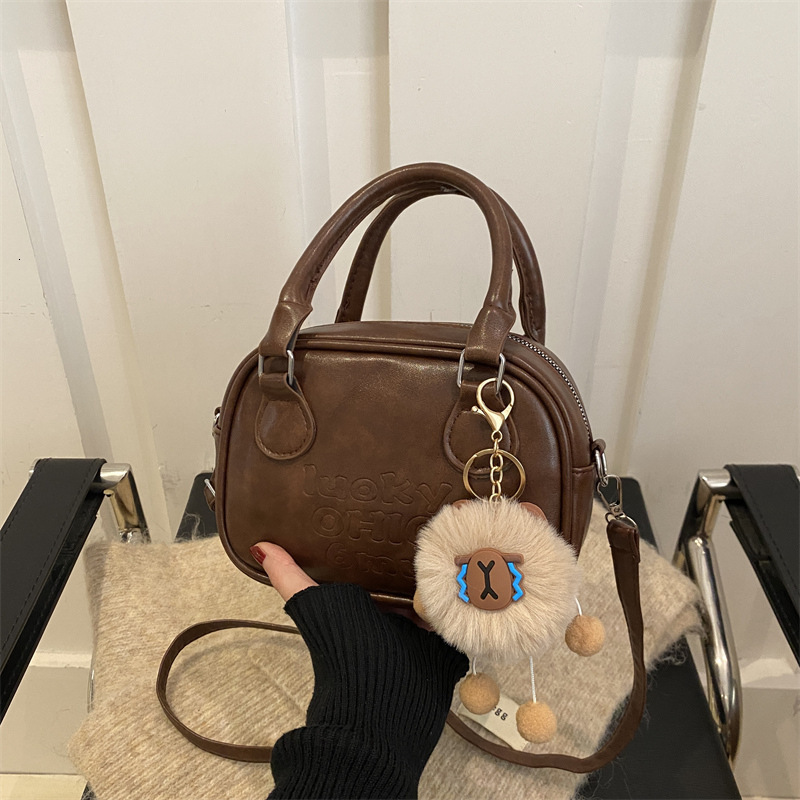Free Delivery Designer Bag A Niche Maillard Portable Small For Women In 2025 New Versatile Korean Style Fashionable Texture Single Shoulder Crossbody 