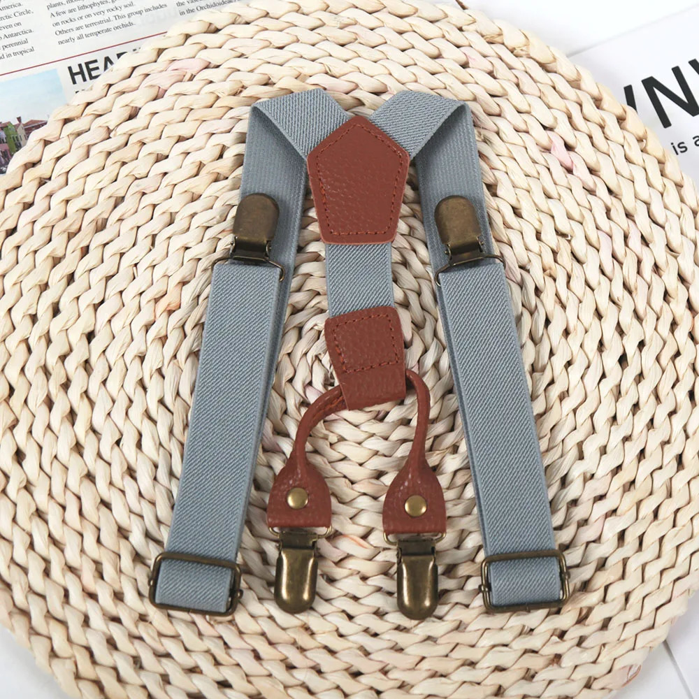 Cute Children Belt Boys Girls Colorful Suspenders Clip-on Y-Back Braces Elastic Adjustable Kids Formal Wear Accessories Gift 250515