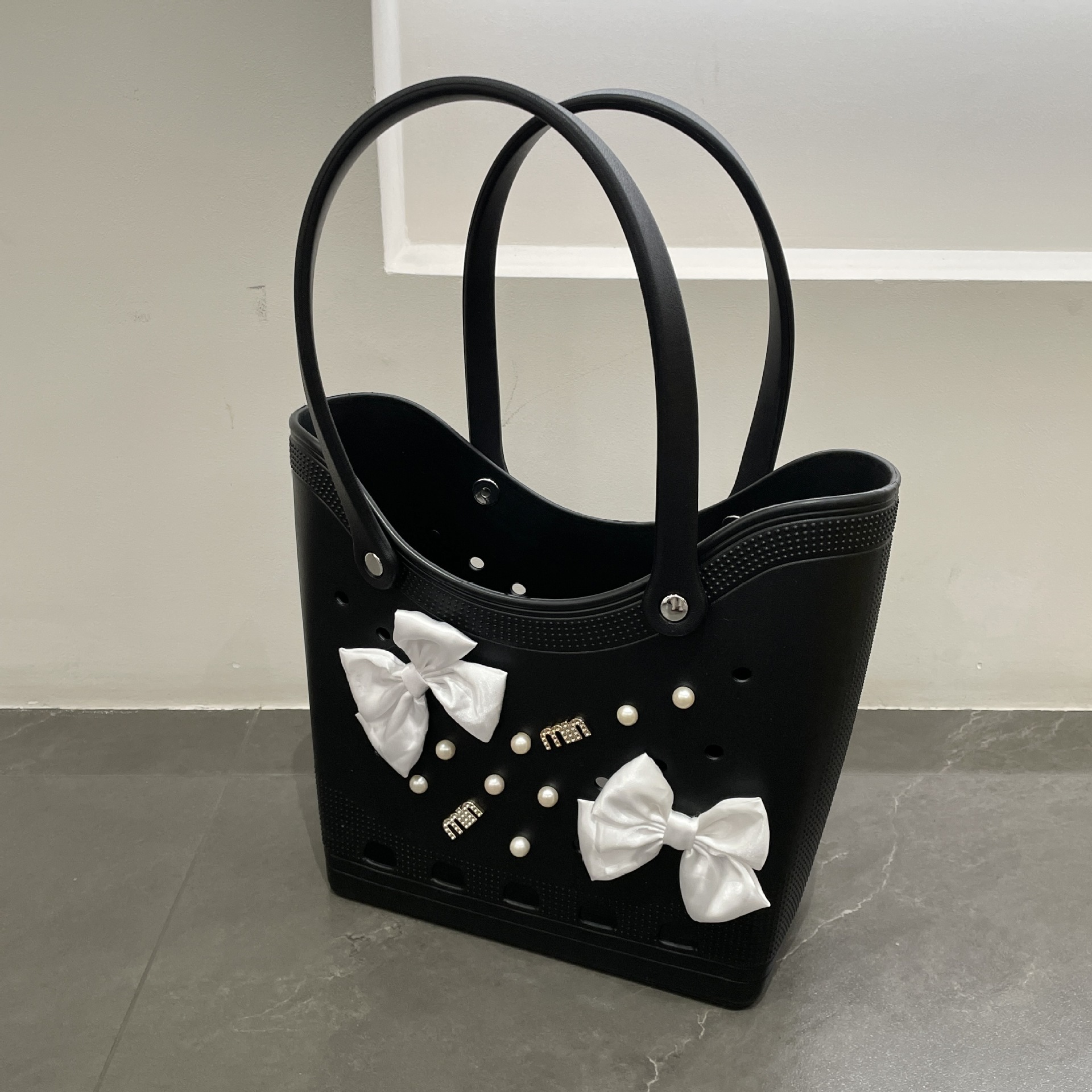 EVA Cave 2025 New Fashionable Seaside Waterproof Beach Outdoor Large Capacity Tote Bag Single Shoulder