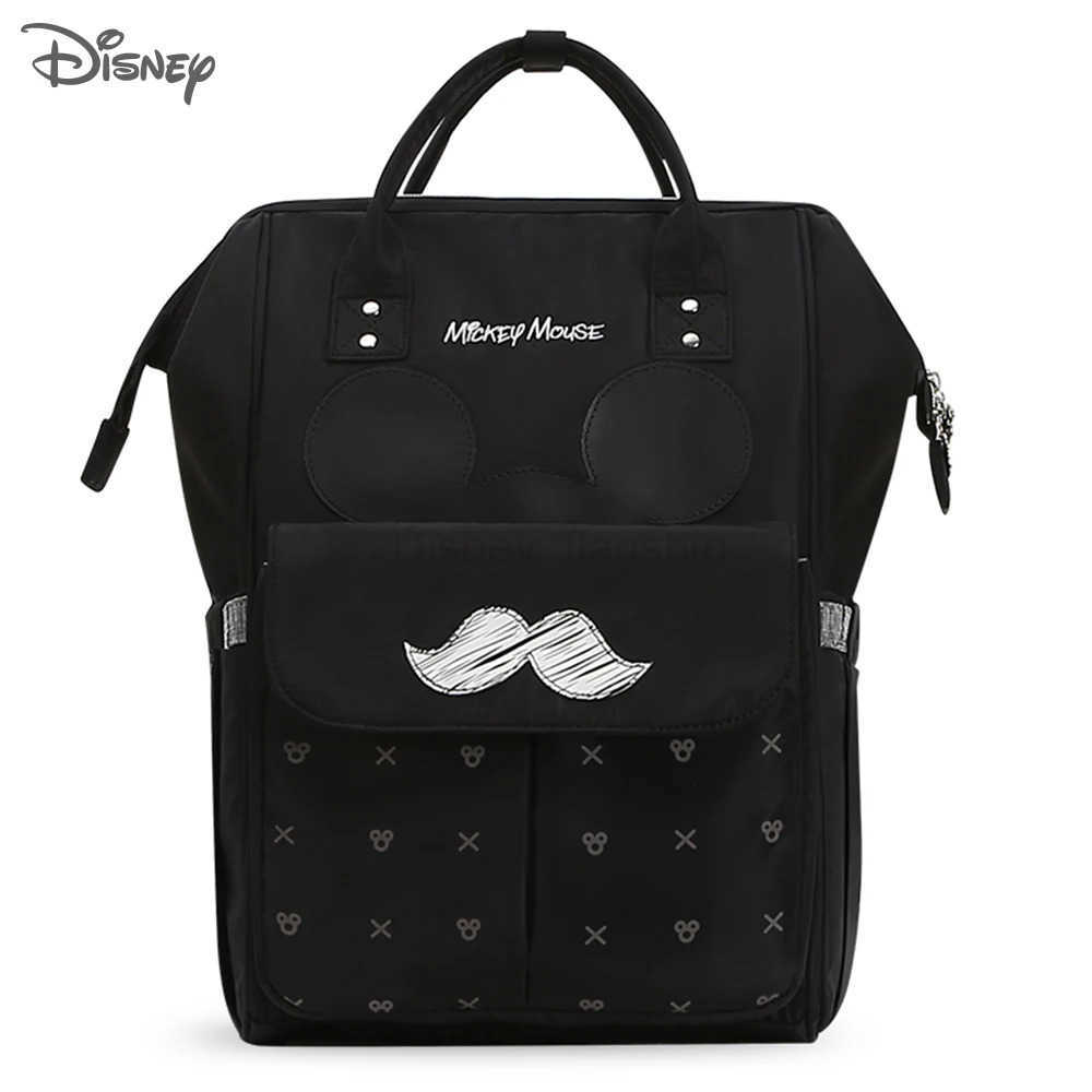 Disney Diaper Bag Mother Maternity Nappy Stroller Backpack Large Capacity Nursing Travel Backpack USB Heating Baby Changing BagsXJ250515