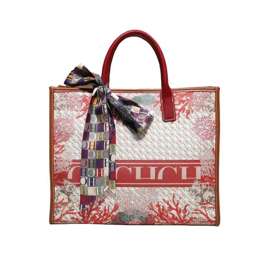 Ch-Large Capacity Handbag For Women High-Quality Square Shoulder Versatiledaily Travel New Shopping Bag