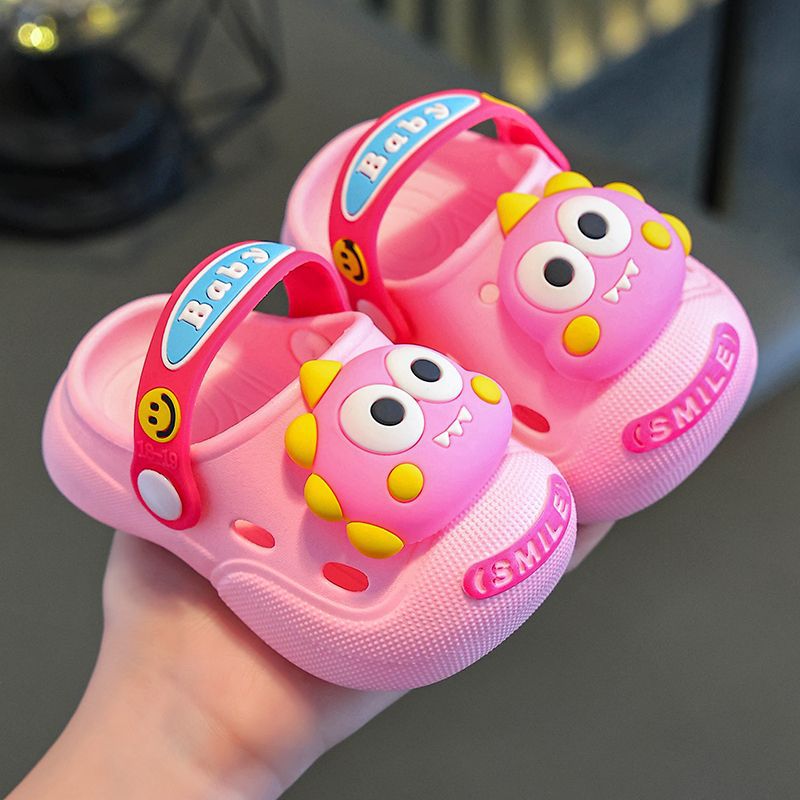 Kids Baby Slippers Cute New Animal Summer Kids Cartoon Sandals Toddler Beach Shoes Kidsnest Girls Boys Cute Slides Children Slippers Sizes 3C-12C K066