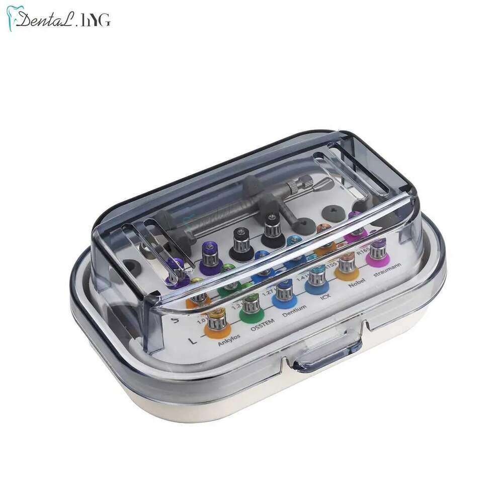 High Quality Screwdriver Tools Dental Implant Torque Ratchet 10-70NCM with Drivers & Wrench Kit