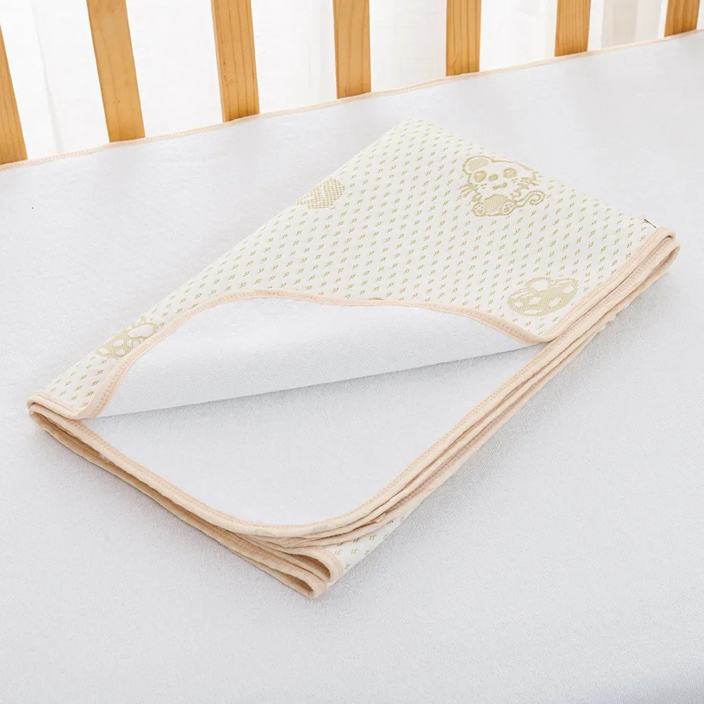 Waterproof Diaper Changing Pad Changing Mat Covers Washable Nappy born Reusable Infant Cotton Urinal Mat Breathable Baby 250515