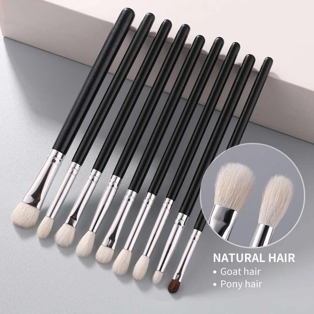 BEILI 15/25/30pcs Makeup set No Professional Natural goat hair Foundation Eyeshadow Eyebrow make up brushes